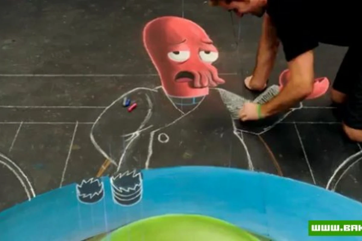 Как создаются 3D-рисунки на асфальте