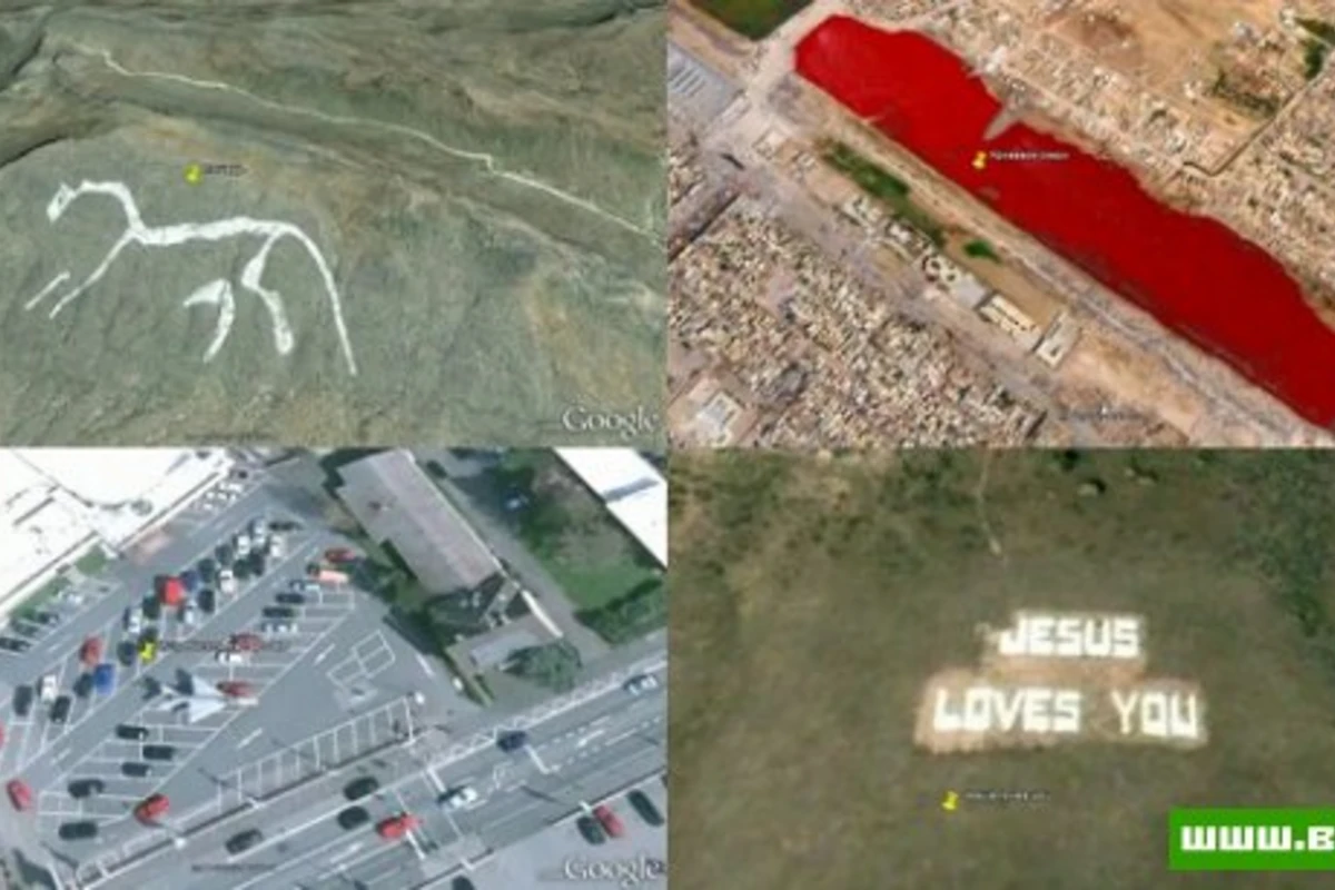 Удивительные места на Google Earth