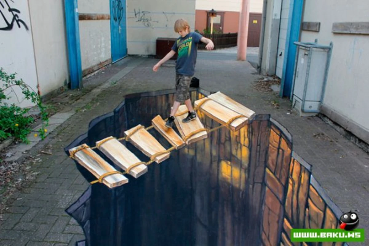 Уличные 3D-рисунки Николая Арндта