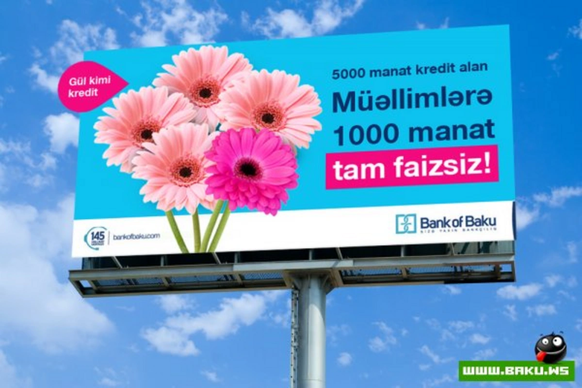 Kредит учителям от «Bank of Baku» в 5000 AZN +1000 AZN без процентов