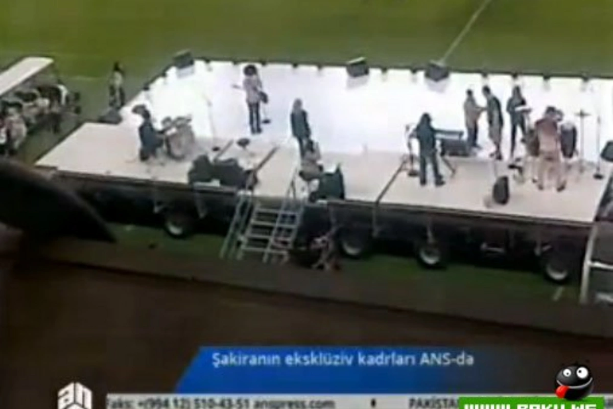 Кадры с репетиции певицы Шакиры в Баку [видео]