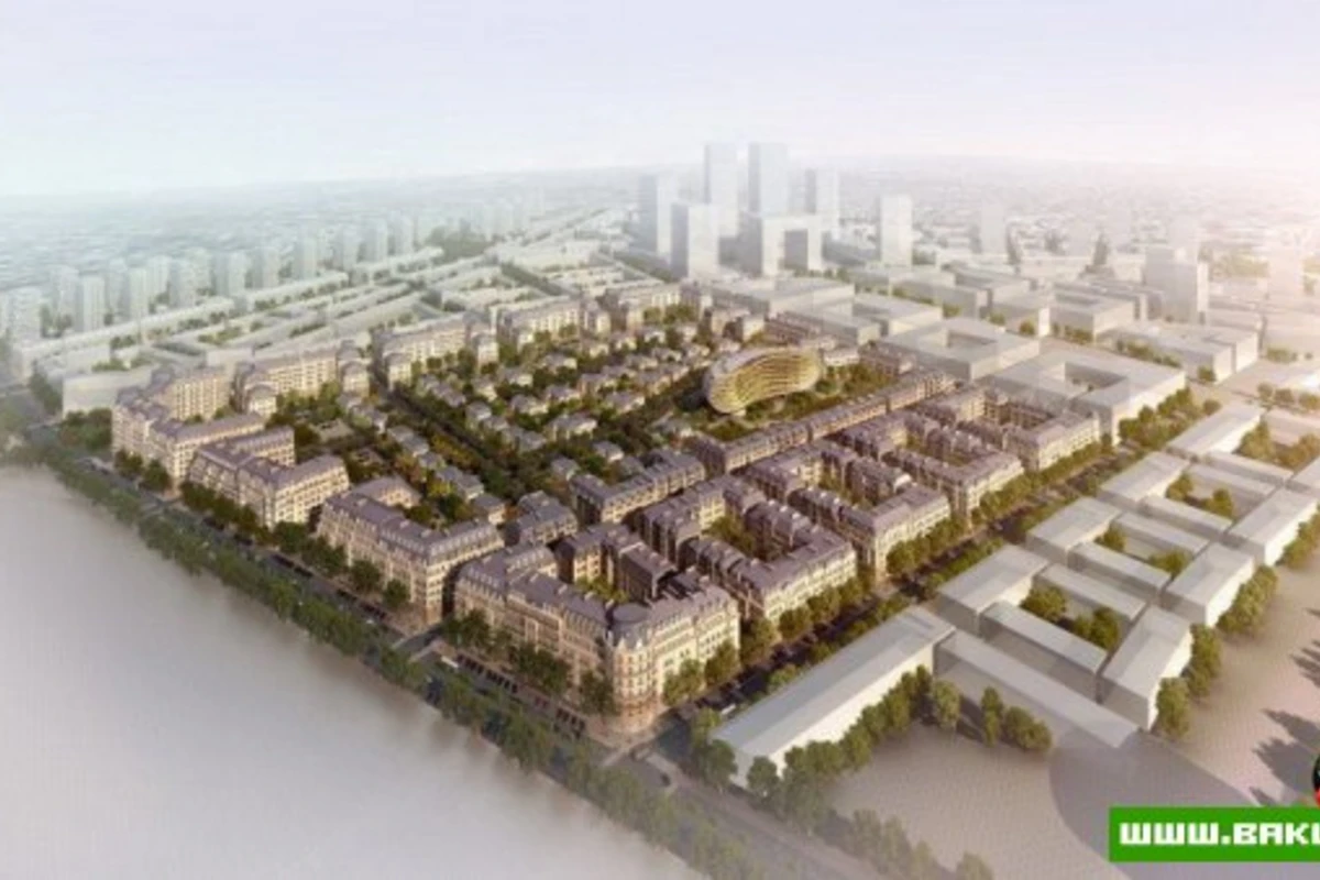 На территории Baku White City начато строительство очередного здания жилого комплекса