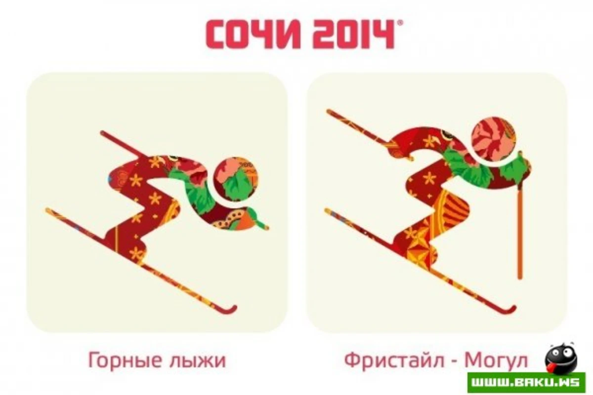 Эмблемы зимних игр в Сочи 2014