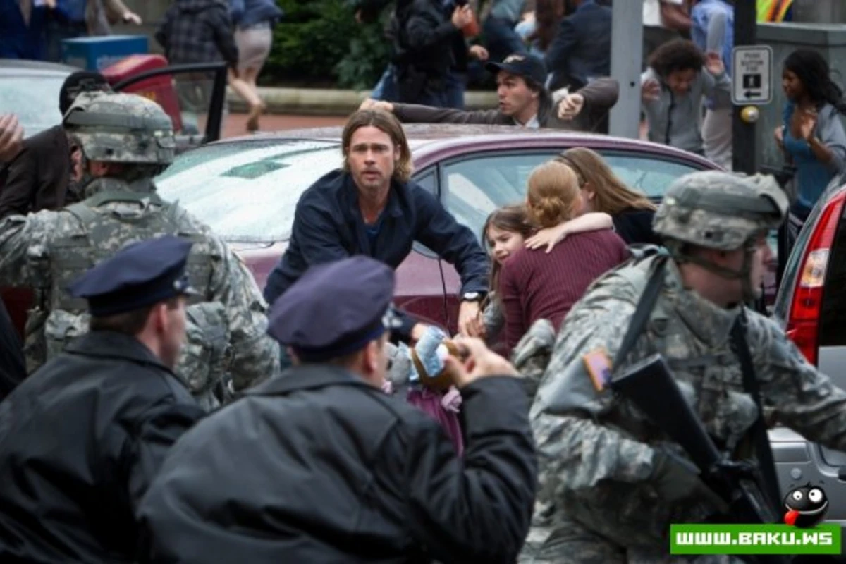Русский трейлер экшен-хоррора «Мировая война Z» (World War Z)