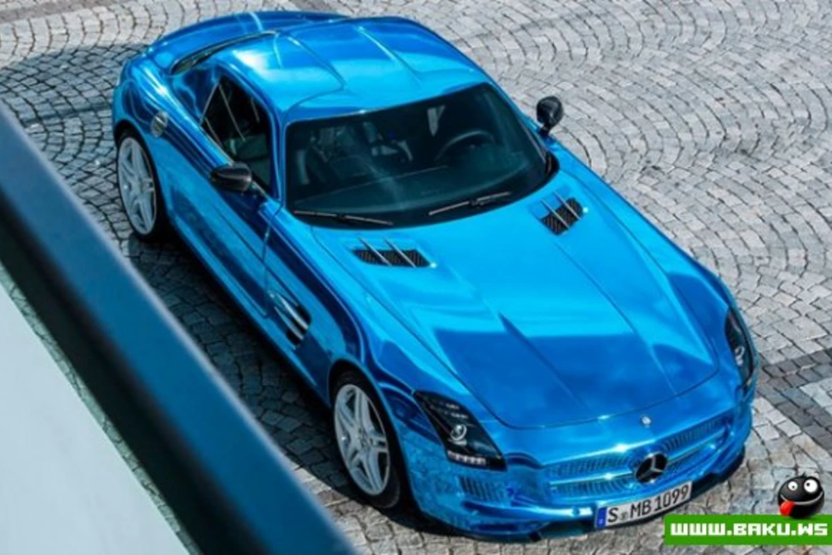 Самый мощный в мире электрокар — Mercedes SLS AMG
