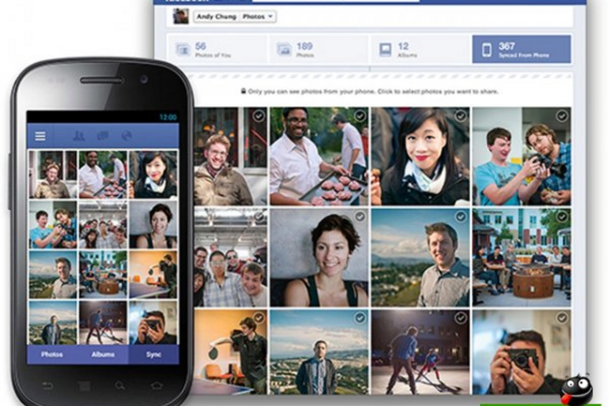 Facebook запустил синхронизацию фото для мобильных устройств