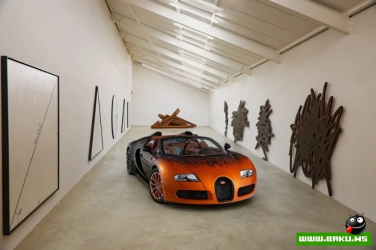 Уникальный арт-кар Bugatti Veyron создал сам Бернар Вене [фото]