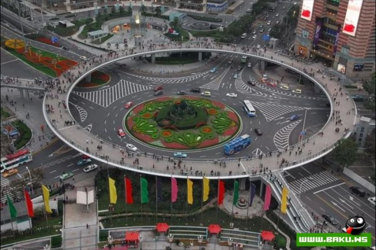 Китайский пешеходный мост