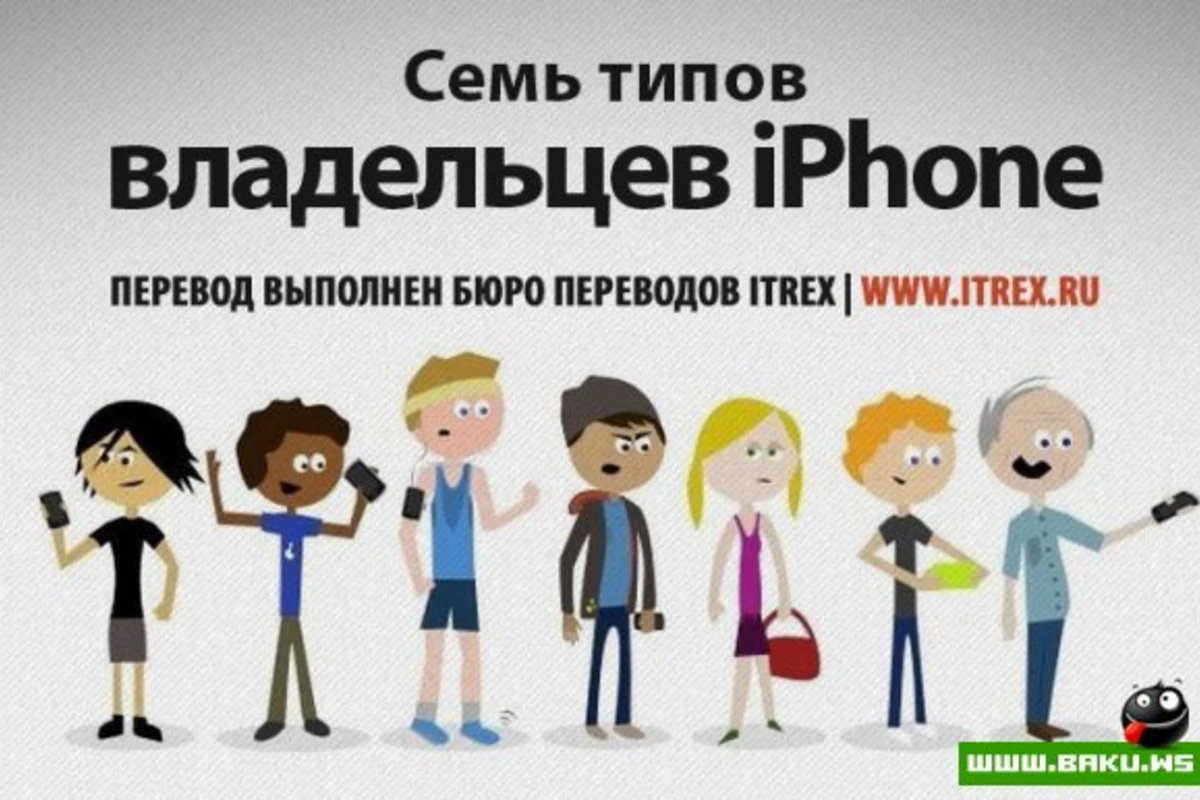 Инфографика: 7 типов владельцев iPhone