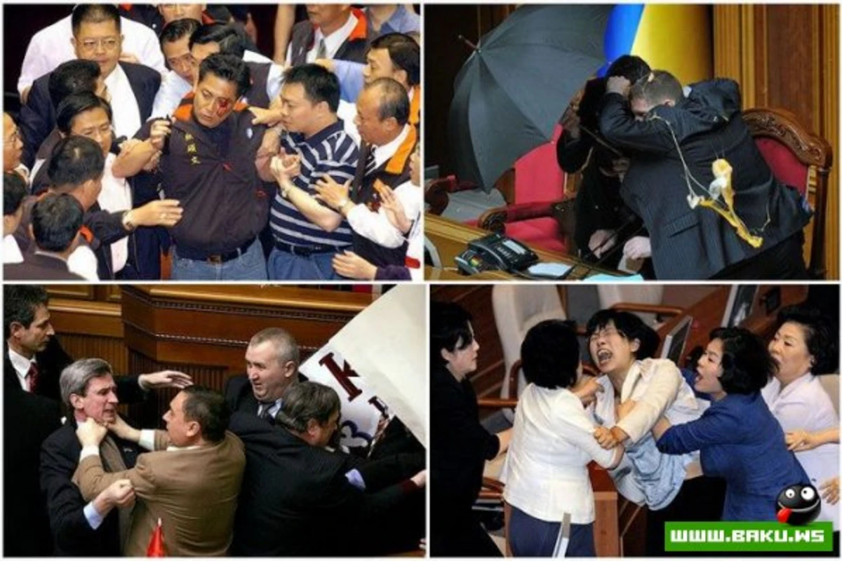 Кулачные бои чиновников [25 фото]