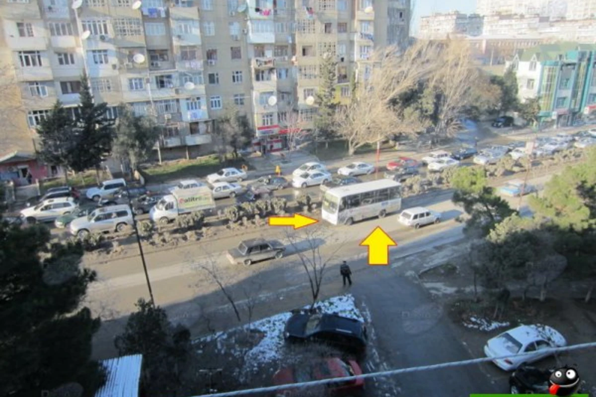 Беспредел на дорогах Баку