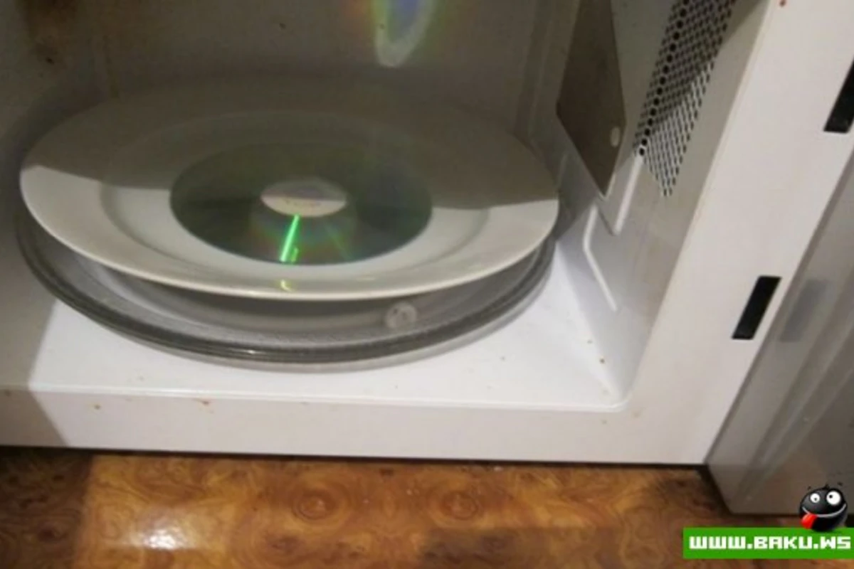 CD в микроволновке