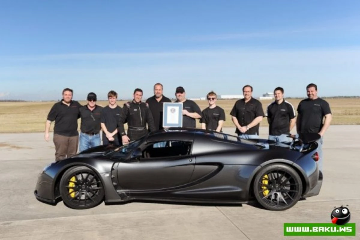 Hennessey Venom GT: новый рекорд Гиннесса [2 видео]