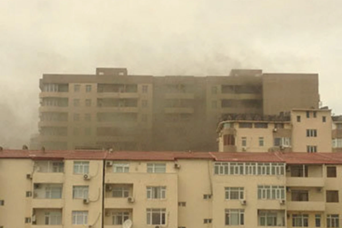 В Ясамальском районе произошел пожар - видео