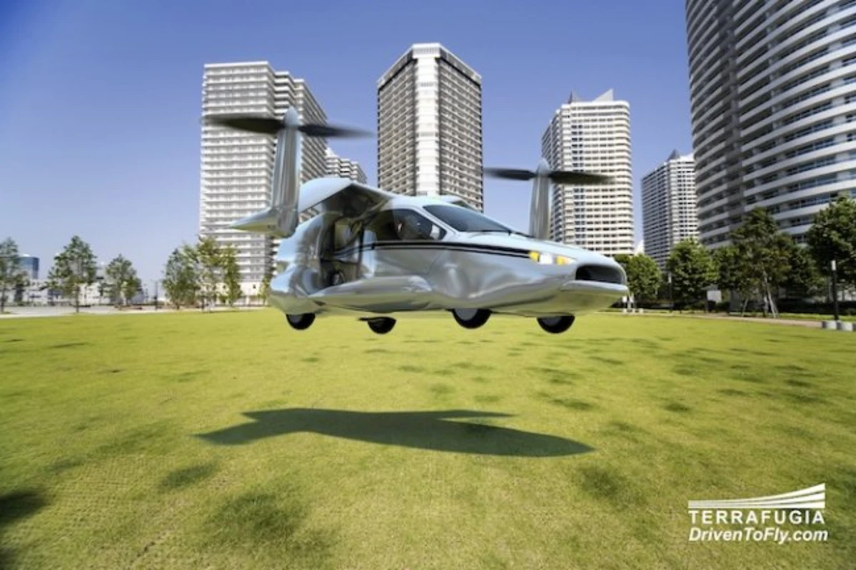 Летающий автомобиль Terrafugia TF-X с вертикальным взлетом (видео)