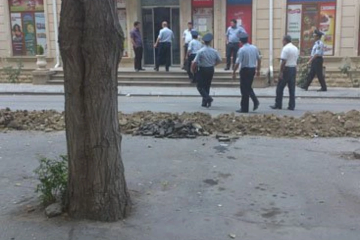 В Баку ограбили маркет