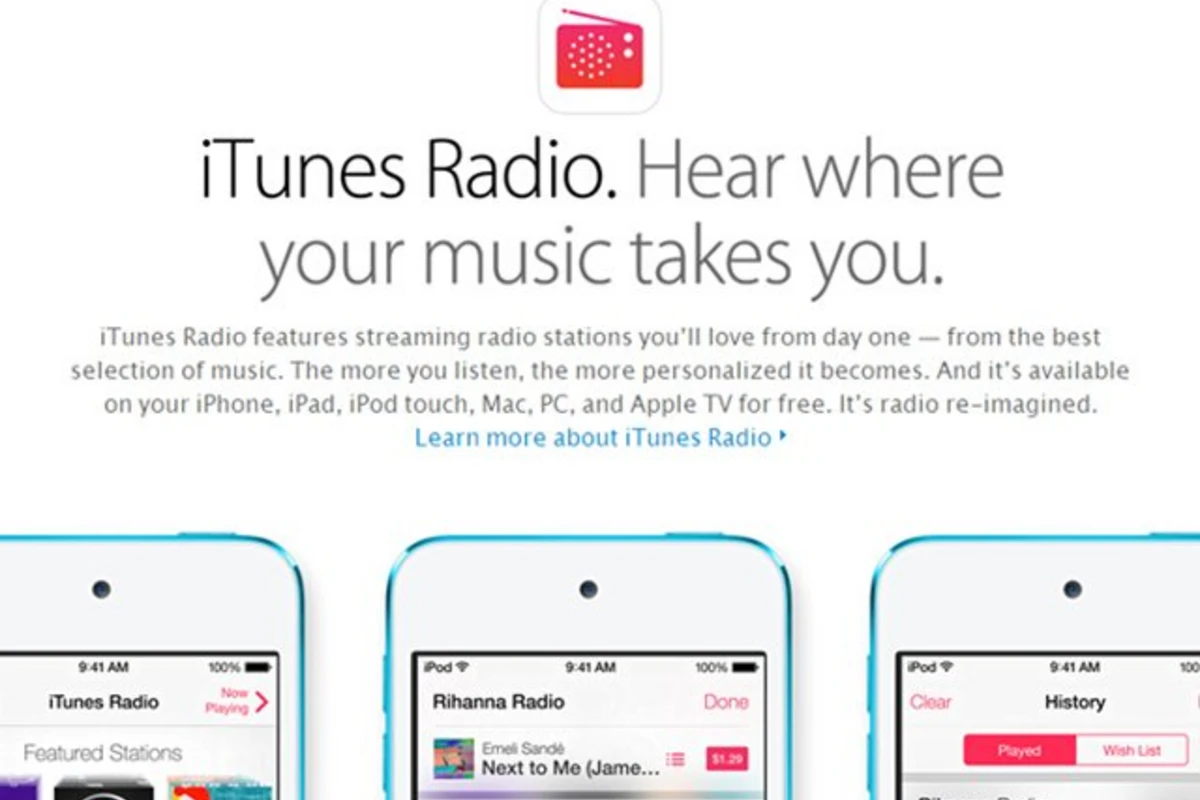 Apple открыла музыкальный сервис iTunes Radio