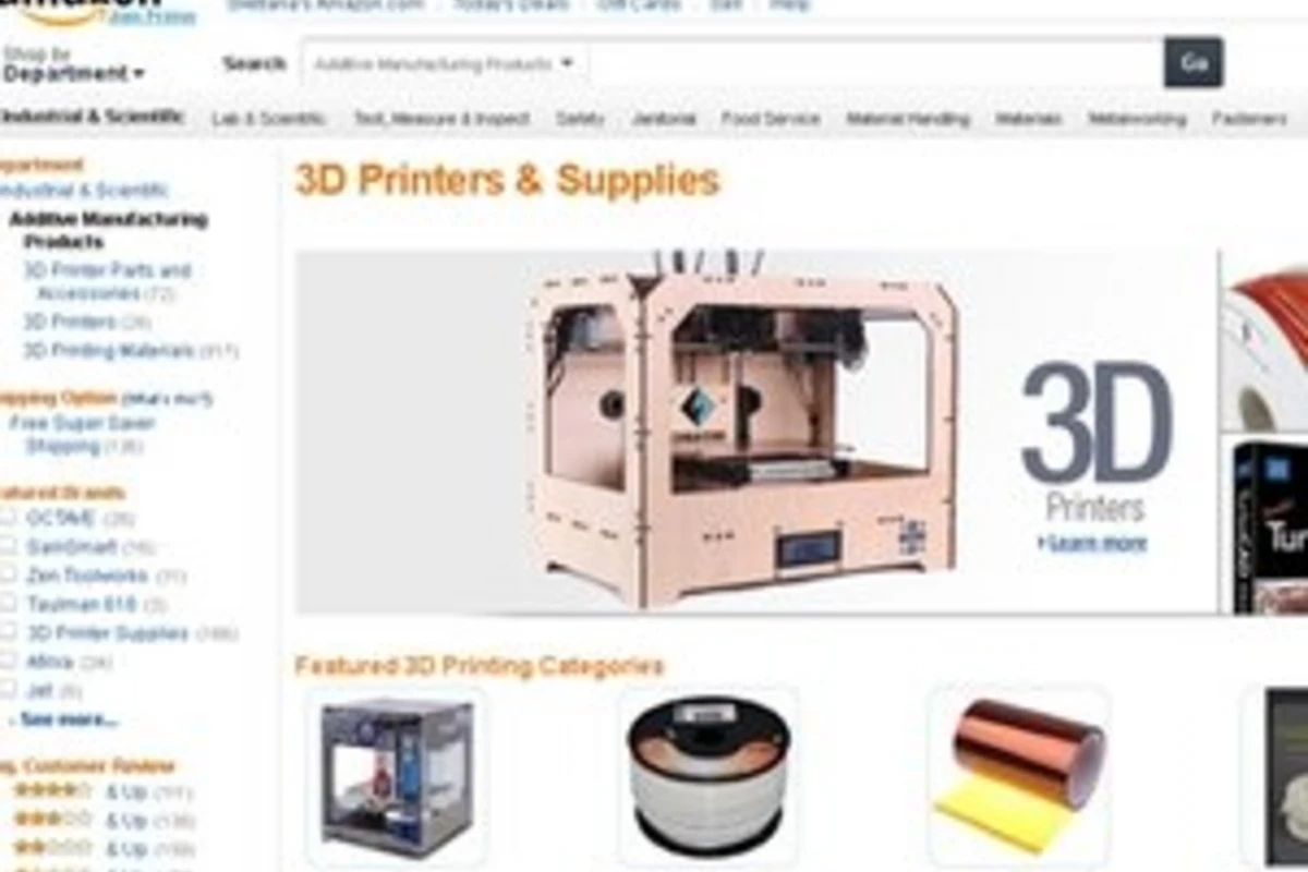 На Amazon уже можно купить 3D-принтеры