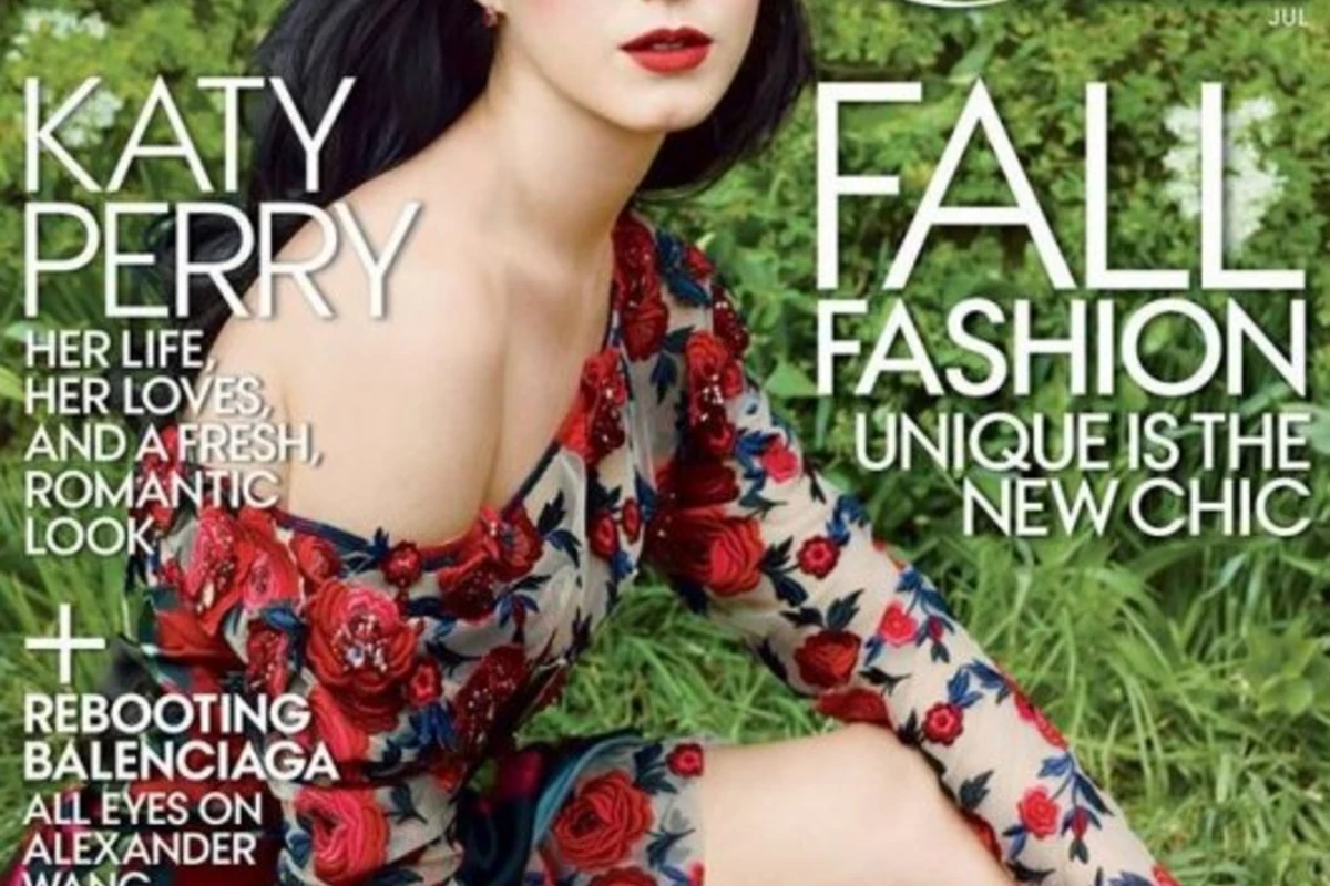 Кэти Перри впервые появилась на обложке Vogue