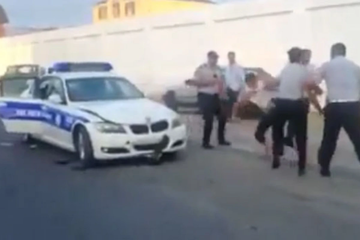 Побег автоша от полиции (видео)