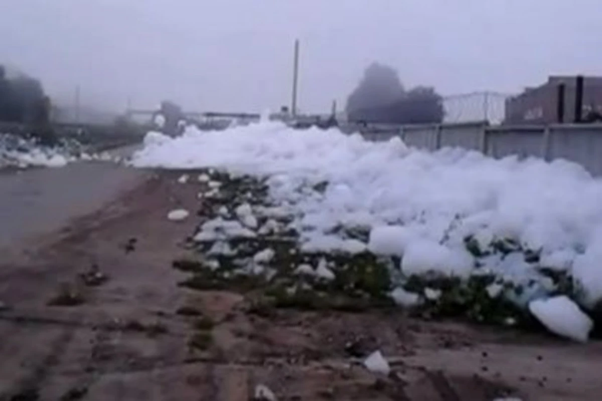 На заводе под Тулой произошла утечка геля для душа (видео)