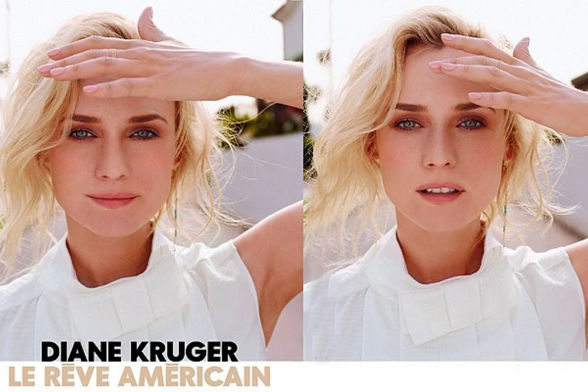 Диана Крюгер для свежего Elle