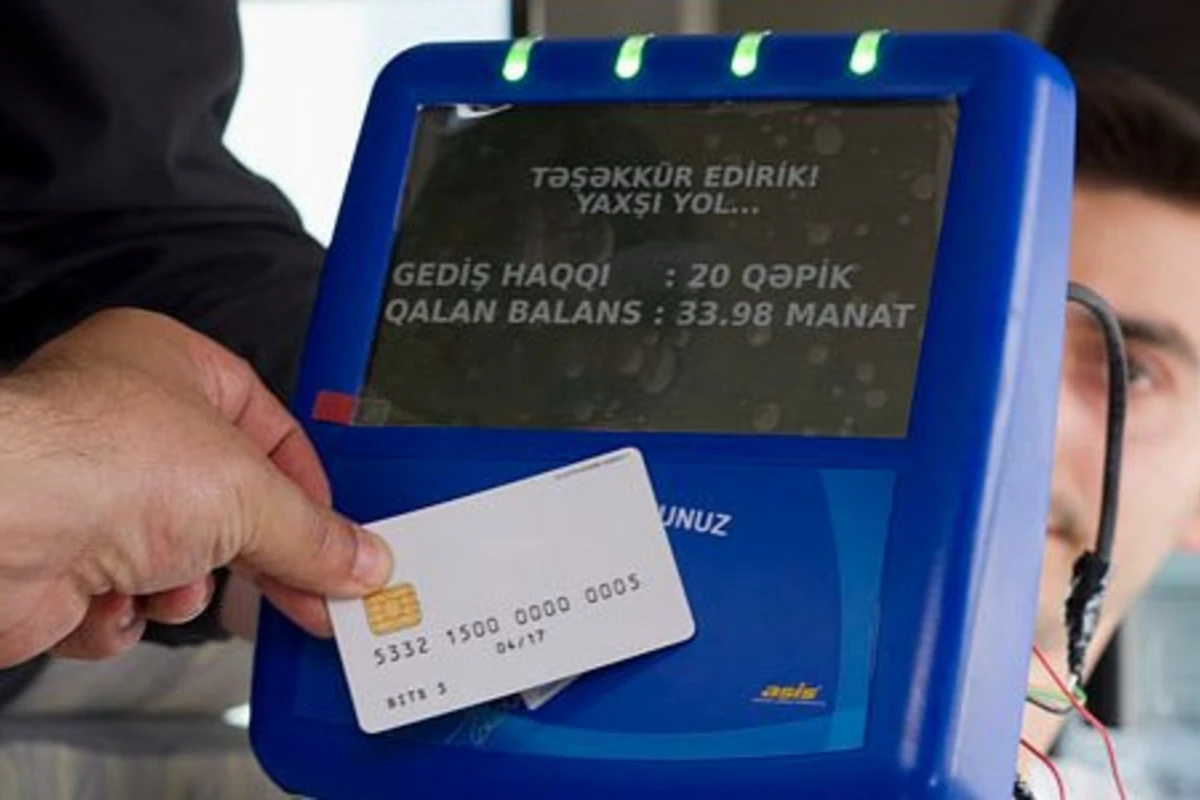 В Баку 1000 пассажирских автобусов оснащены платежными терминалами