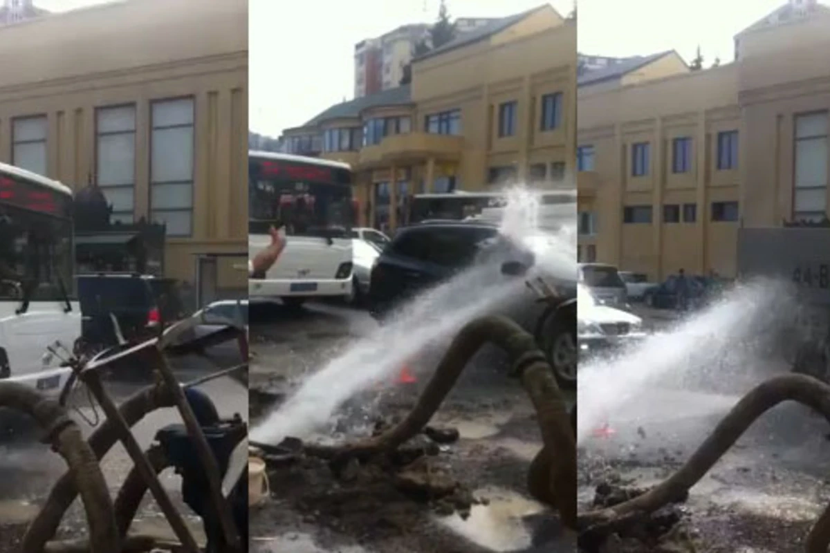 В Баку появилась бесплатная автомойка (видео)