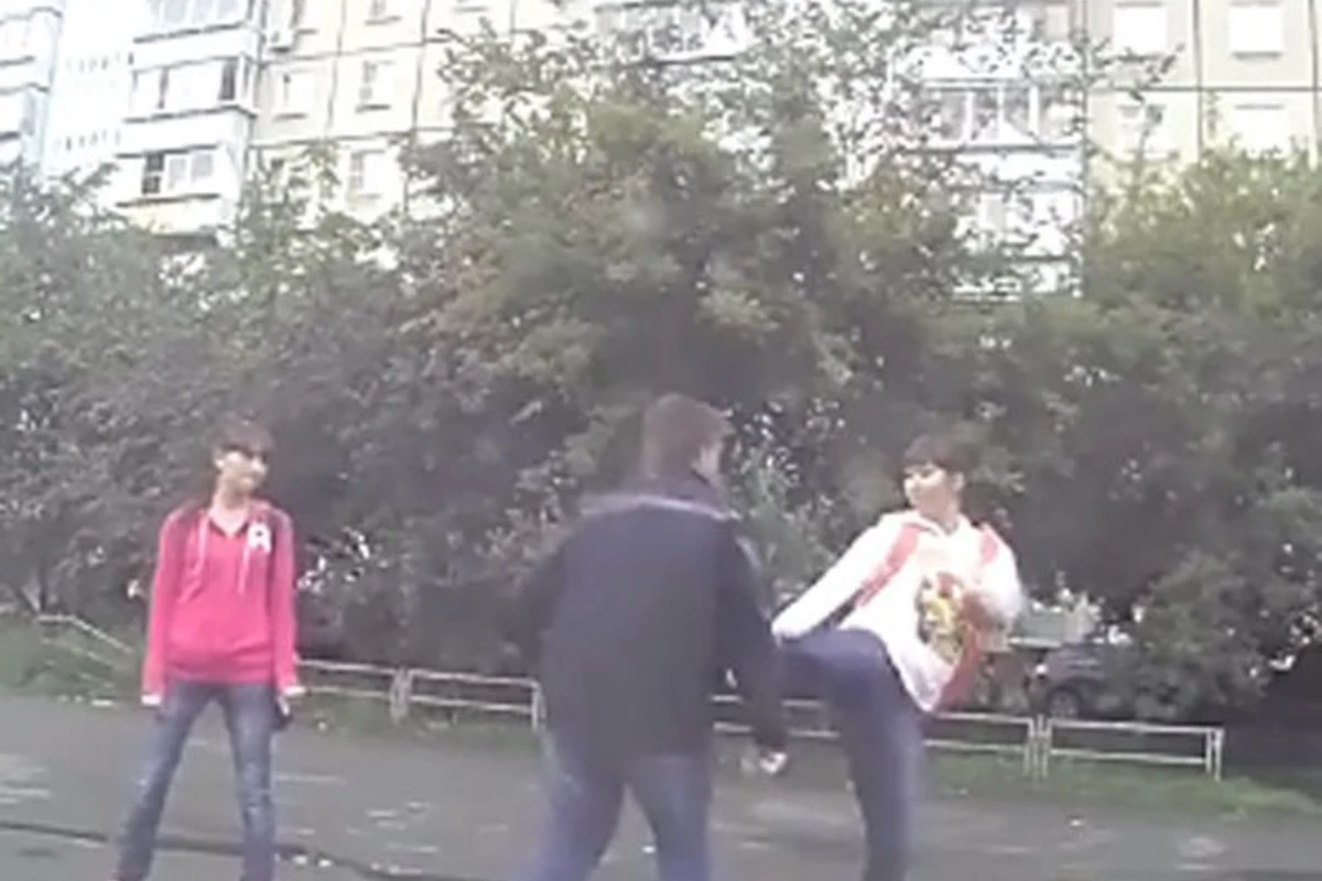 Челябинская спортсменка одним ударом обезвредила хулигана (видео)