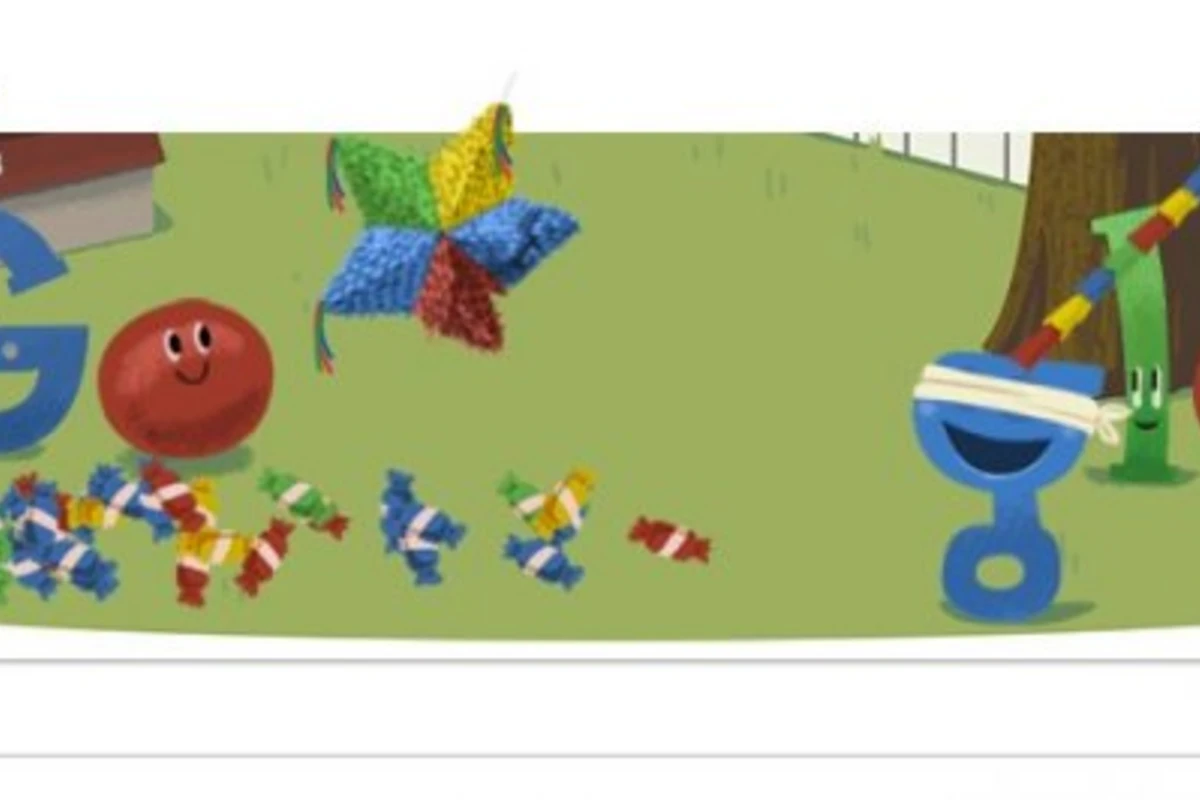 Google отмечает 15-летие и раздает конфеты в дудле