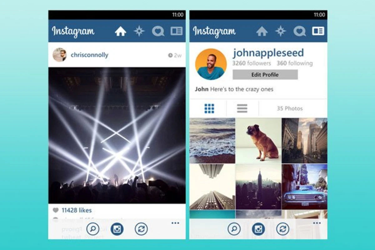 Вышел Instagram для Windows Phone