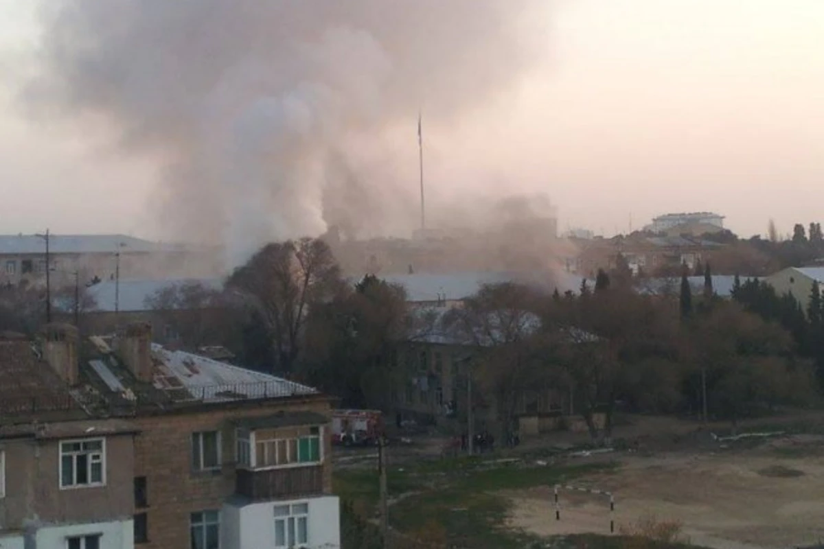 В сумгайытской школе возник пожар В сумгайытской школе возник пожар