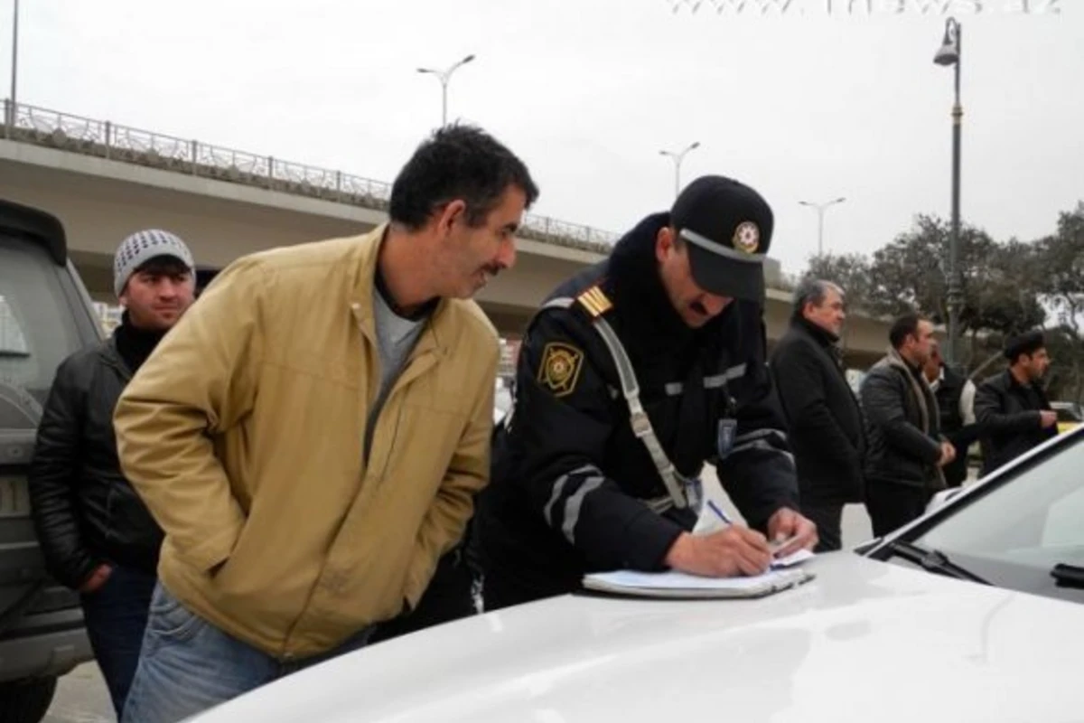 Дорожная полиция Баку проводит рейды в центре столицы