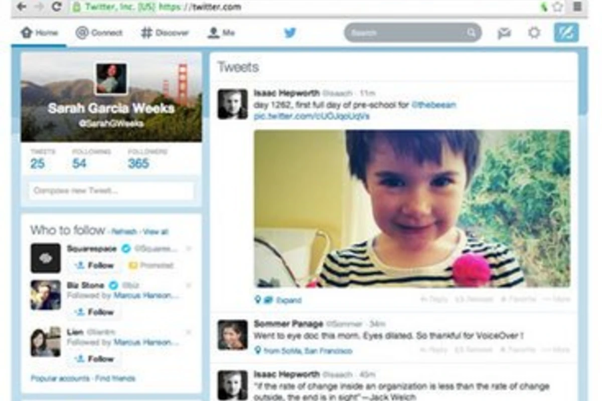 Twitter готовится поменять дизайн сайта