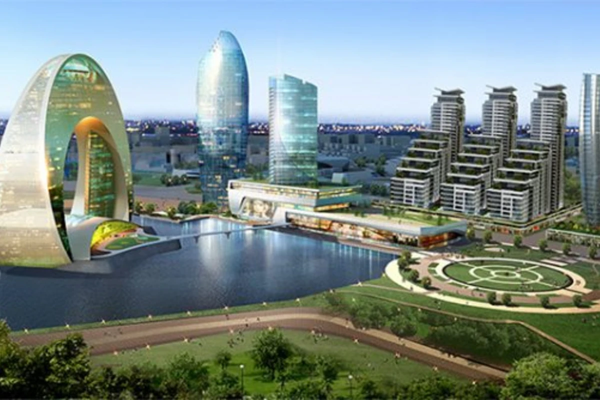 В Баку ведется строительство Baku Crescent Tower В Баку ведется строительство Baku Crescent Tower