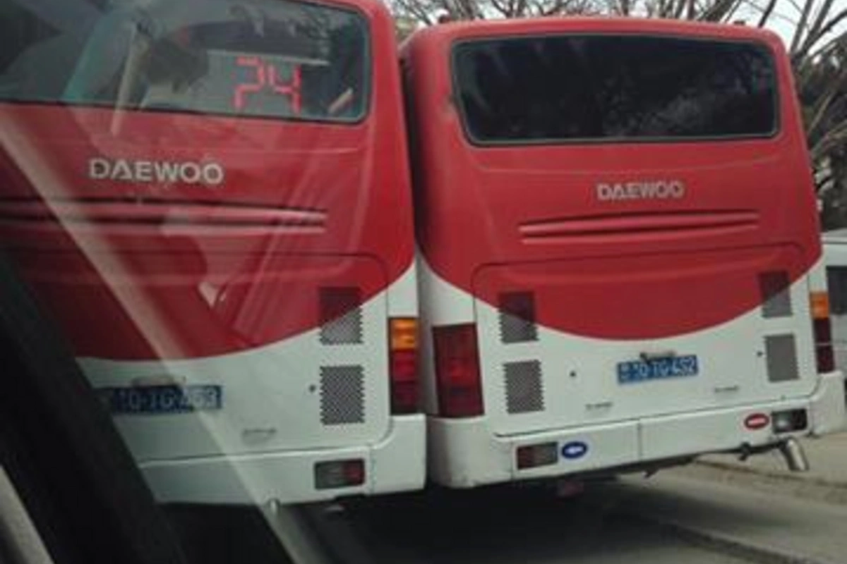 Автобусные гонки в Баку