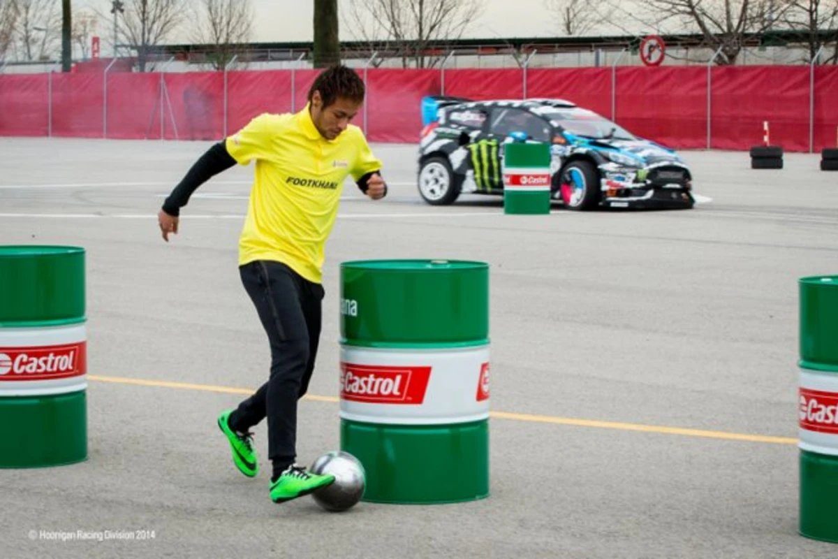 «Футхана» от Неймара и Кена Блока в битве талантов Castrol (видео)