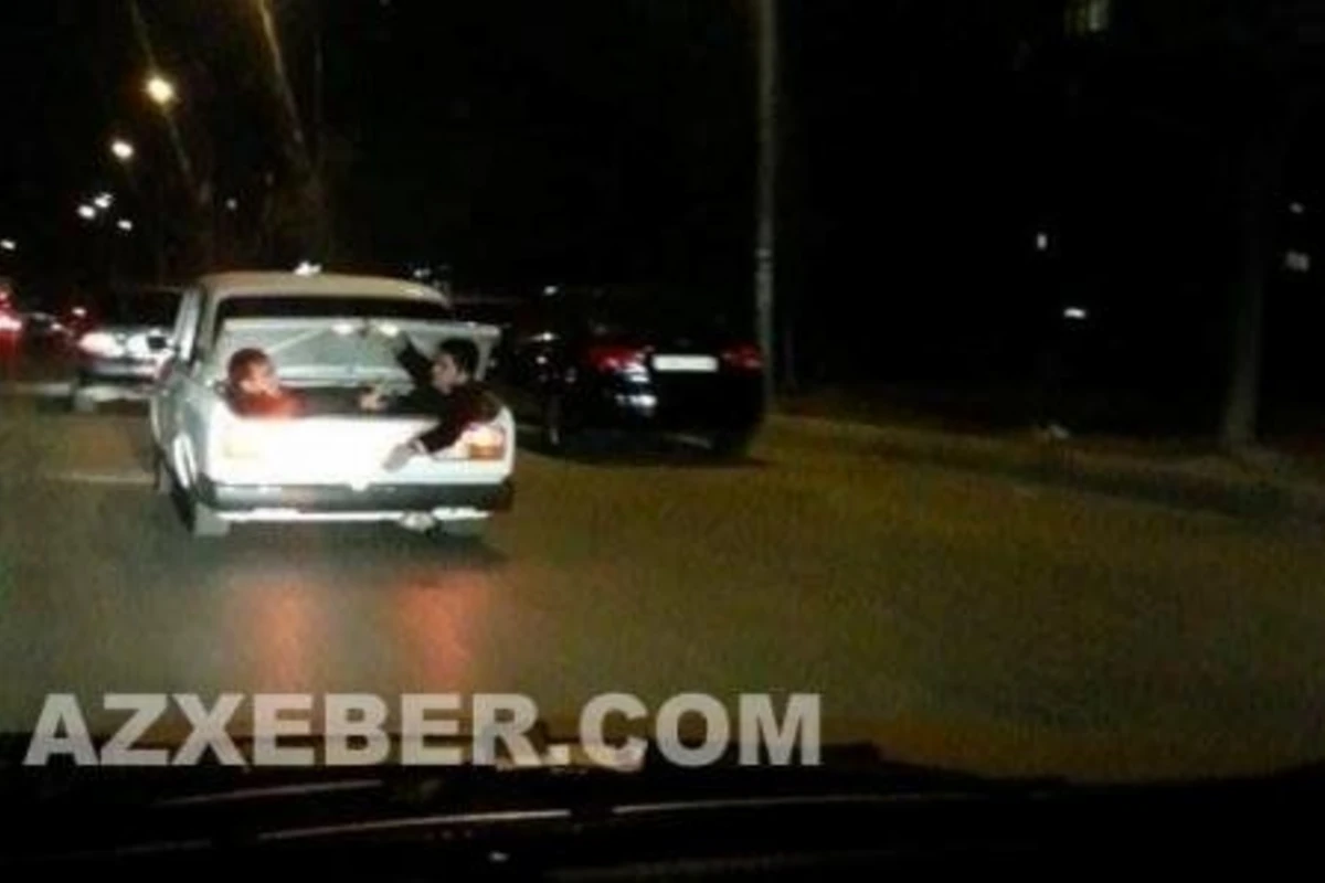 В Баку багажник тоже является частью салона
