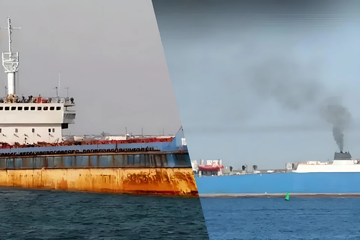 Ukrayna Xəzər dənizində Rusiyaya məxsus iki gəmini vurub