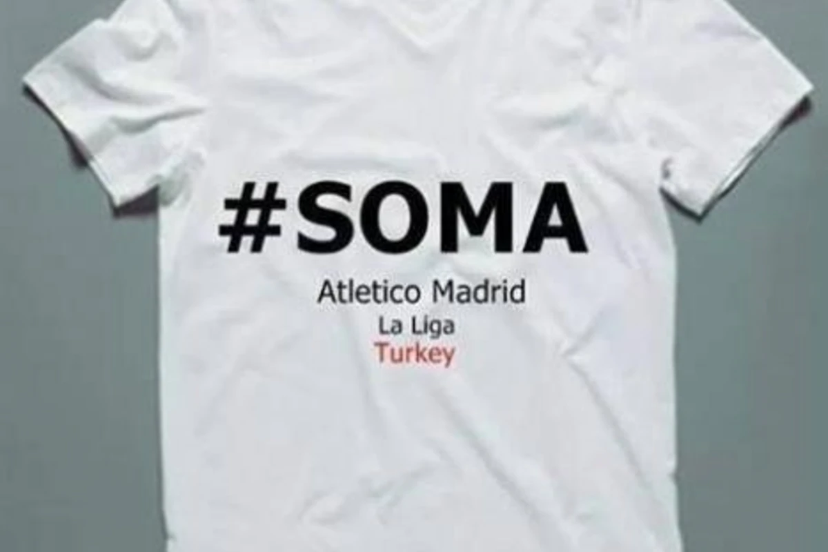 Атлетико Мадрид выйдет на поле в майках с надписью SOMA