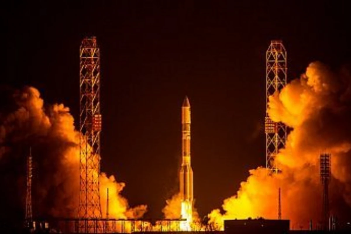 Российская ракета снова упала после запуска с Байконура