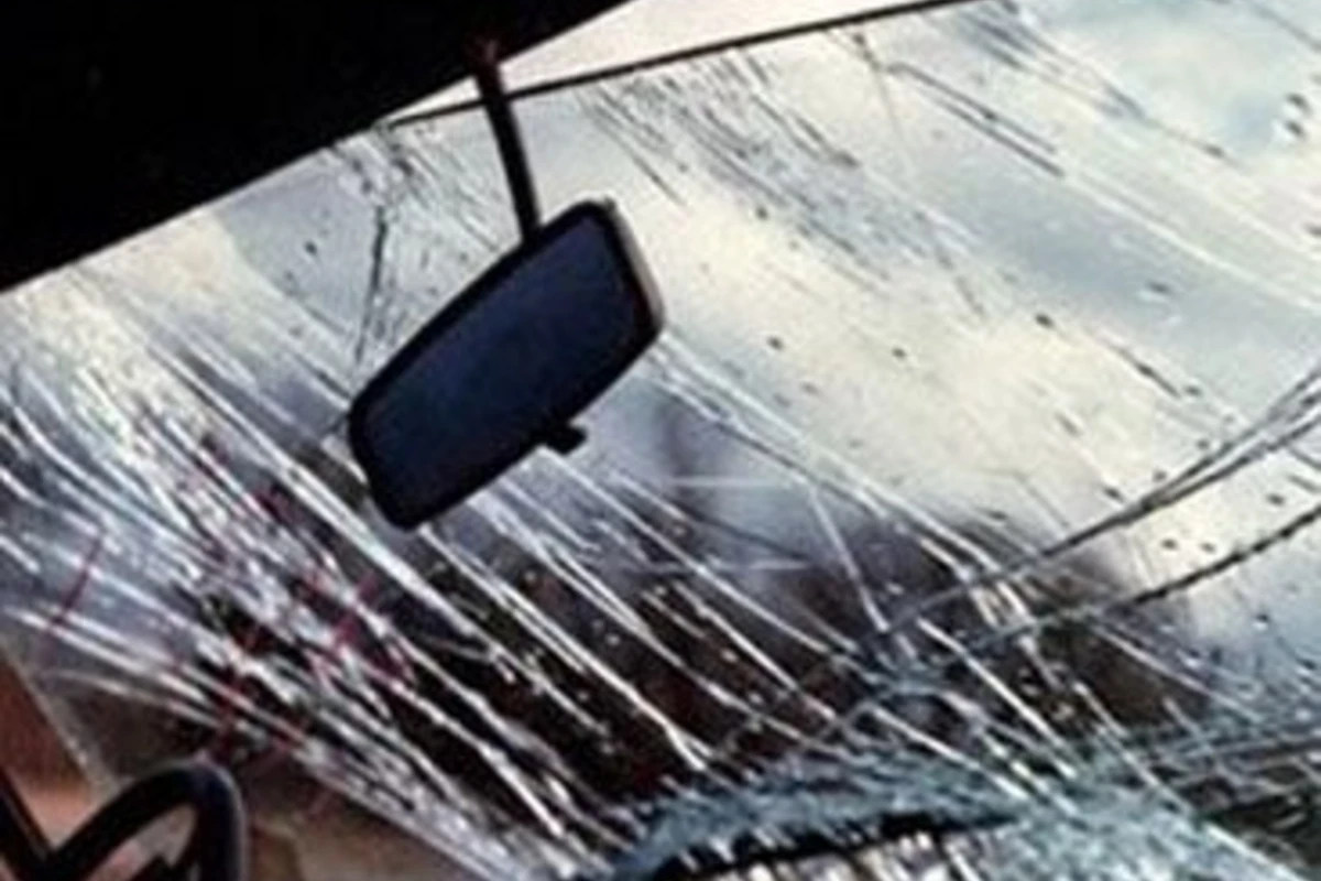 В центре Баку автобус попал в ДТП