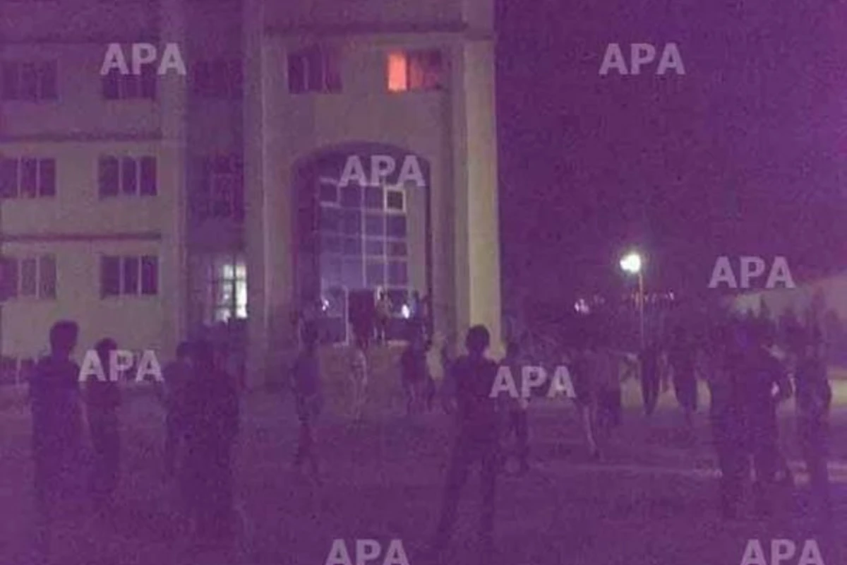 В университете Кавказ произошел пожар