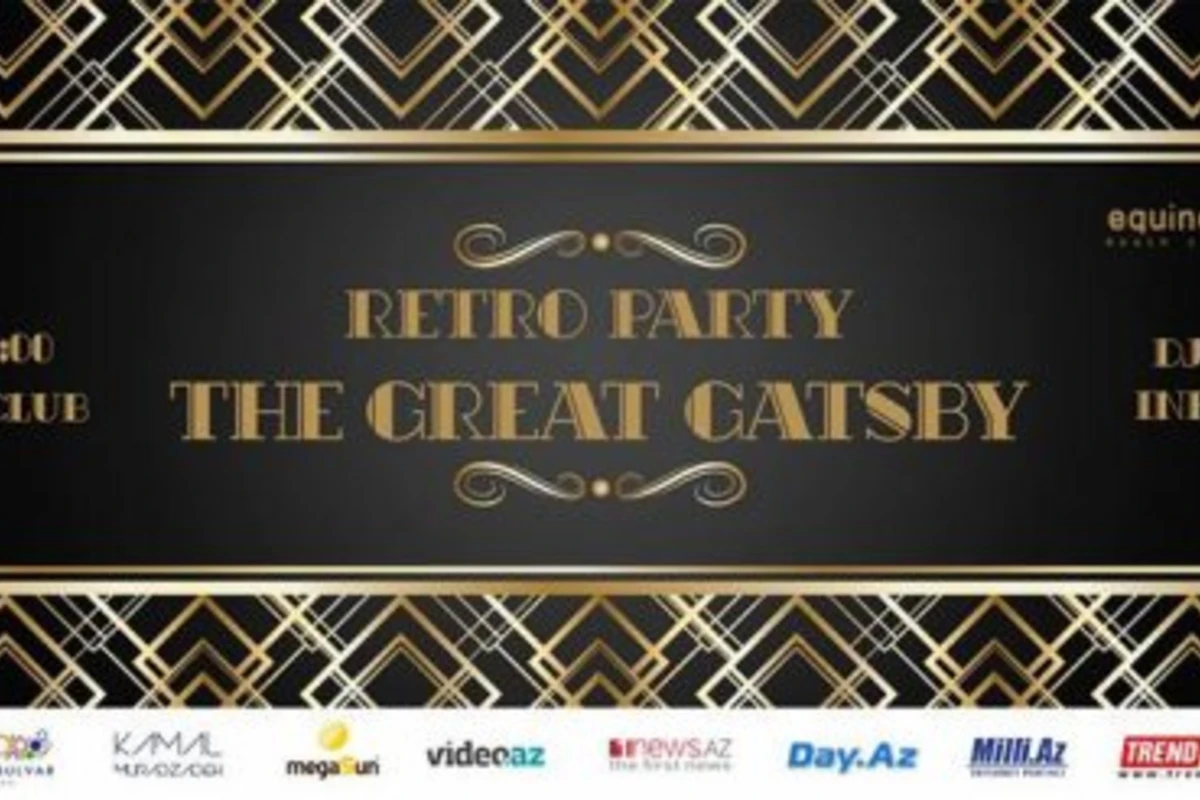 В Баку состоится Retro Party 2 - The Great Gatsby