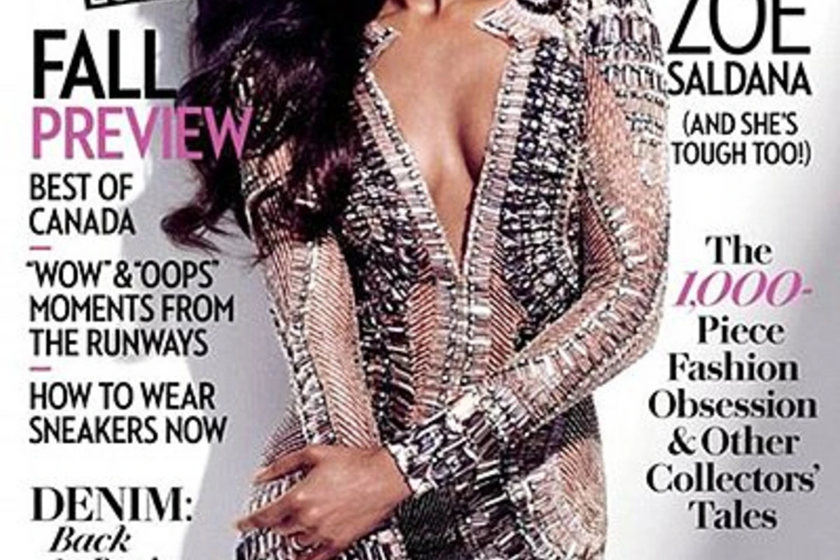 Зоуи Салдана на страницах издания Fashion Magazine