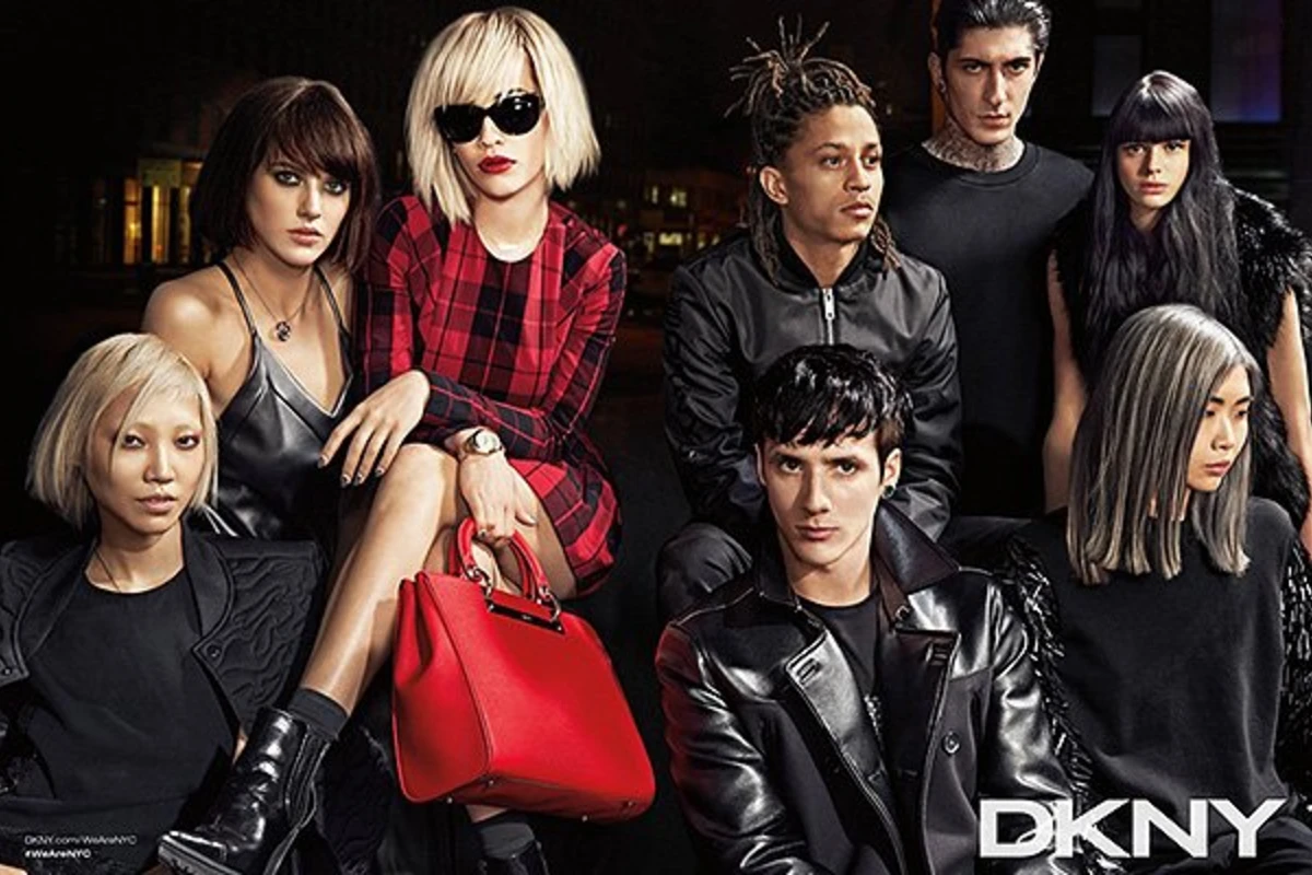 Рита Ора в рекламной кампании DKNY