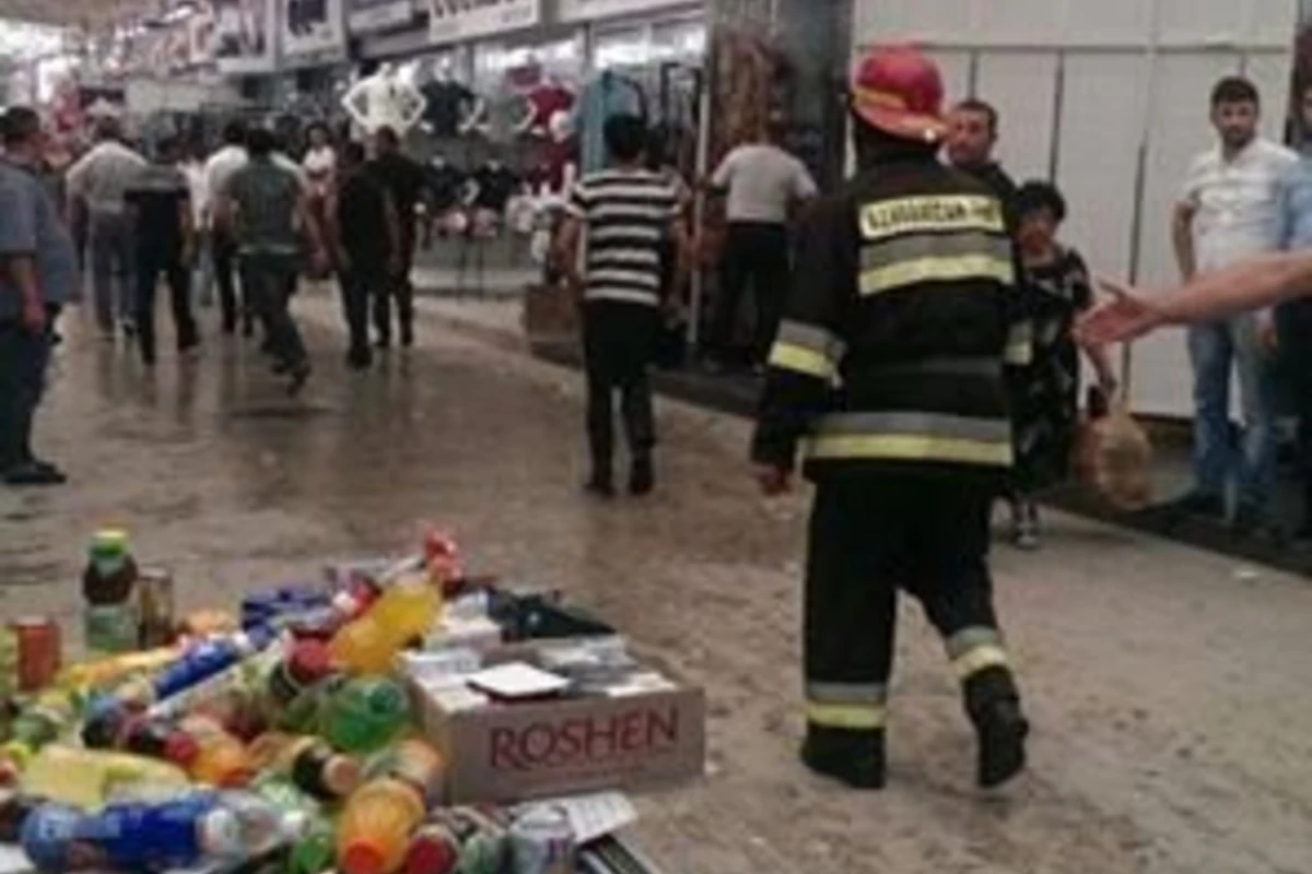 В Торговом центре Бина произошло задымление