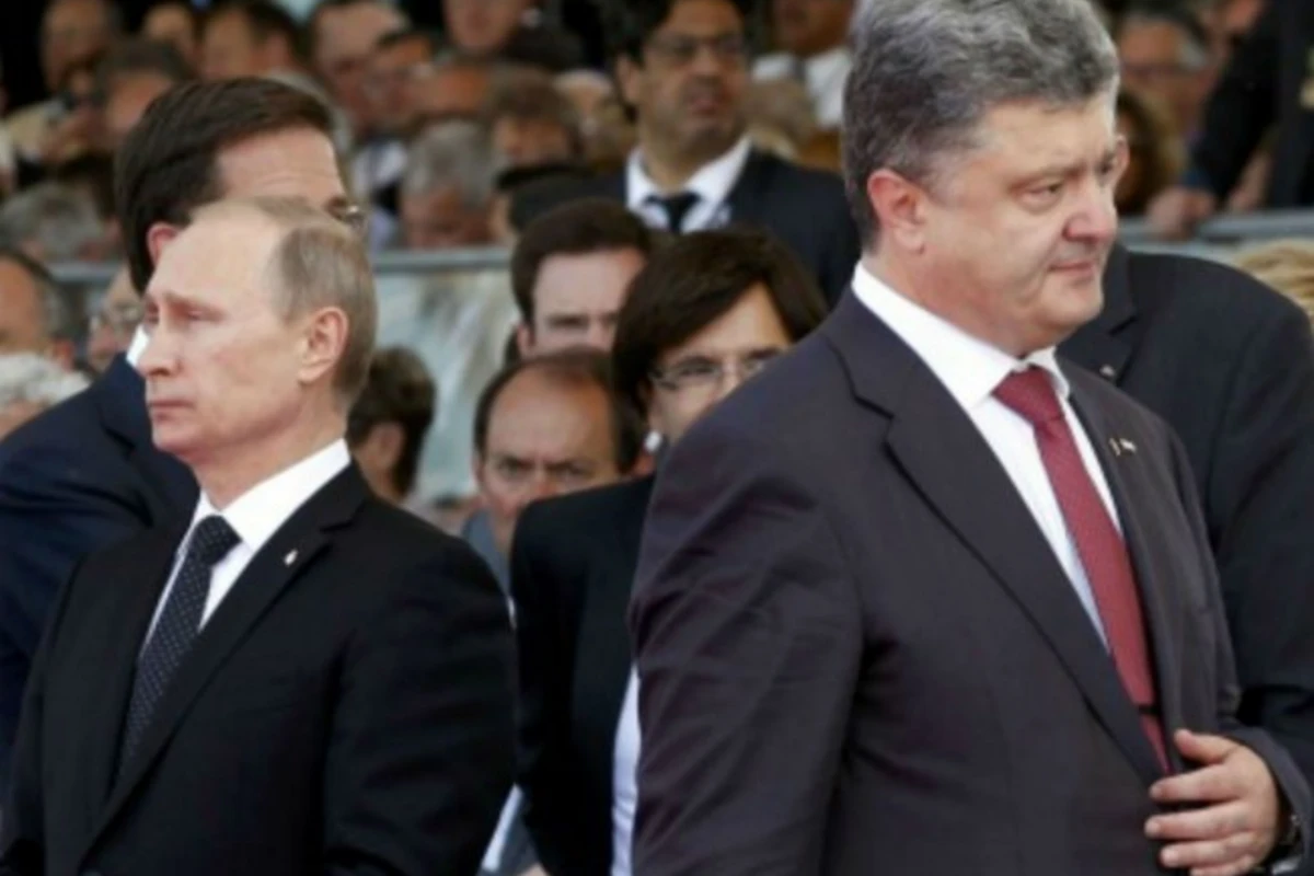 Путин и Порошенко договорились о прекращении огня