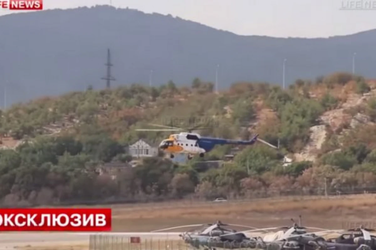 Крушение Ми-8 на авиасалоне в Геленджике попало на видео