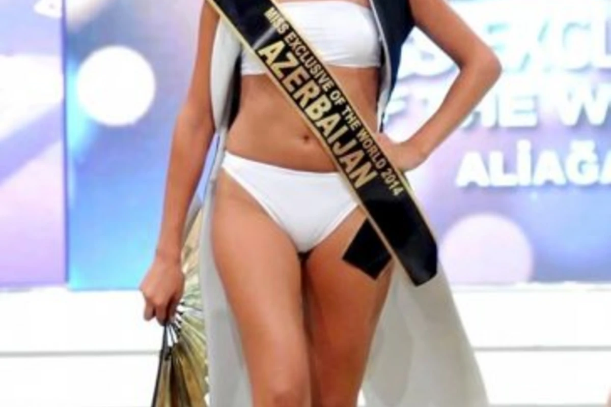 Азербайджанская модель Тамилла Гамидова в финале «Miss Exclusive of the World-2014»